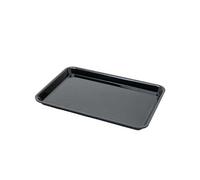 Plat en Plexiglas rectangulaire avec coins arrondis Noir 420x305x17mm