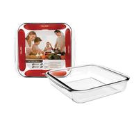 Plat en verre Kristall carré 25 cm Ibili