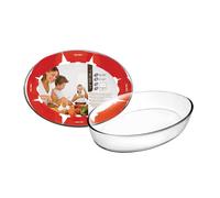 Plat en verre Kristall ovale 35 cm Ibili
