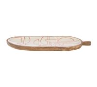 Plat feuille ambre 50 cm