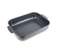 Plat four céramique Appolia rectangulaire ardoise 40 cm Peugeot
