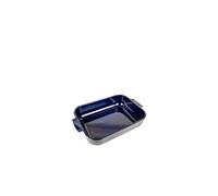 Plat four céramique rectangle bleu 36 cm - 14. 25in appolia