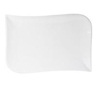 Plat Melody 36x24 cm - Table Passion - Blanc - Porcelaine Blanc G