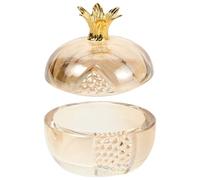 Plat Monomère pour Ongles en Verre, Forme avec Couvercle | Utilisation Multifonction, Peut Servir de Coupe à Bijoux, Facile à Nettoyer, Rangement pour Outils