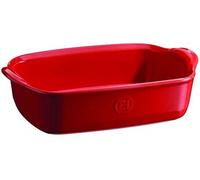 Plat de cuisson four 36 x 23 cm, rouge bordeaux, Emile Henry