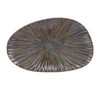 Plat organique Liv bleu 26x16 cm - Table Passion - Bleu - Porcelaine Bleu G