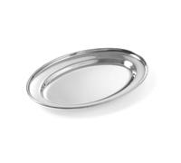 Hendi Plat ovale de service 350 x 240 mm Argent H 25 mm
