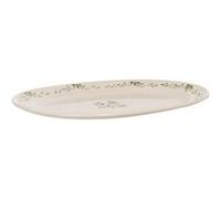 Plat ovale Appoline vert 42x30 cm - Table Passion - Vert - Grès Vert