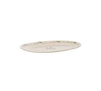 Plat ovale Appoline vert 42x30 cm - - Vert - Grès