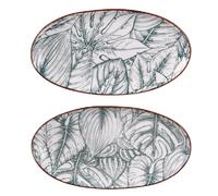 Plat ovale Paraguay 35.5x19 cm (1 modèle aléatoire)