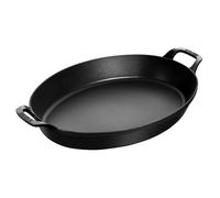 Plat ovale - STAUB - Plat Ovale Empilable - Fonte - 37 cm - Tous feux (dont induction)