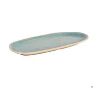 Plat Pia ovale 15,6x31cm bleu - Atmosphera Créateur d'intérieur