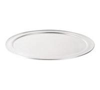 Vogue Plaque à pizza en aluminium, 305 mm, 12 pouces (diamètre), argent, plateau de four rond en aluminium trempé, F008