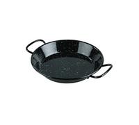 Plat pour paëlla 10 cm en acier émaille - - Noir - Acier