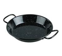 Lacor - 60184 - Poêle à paella en fer Smalt, Mini poêle à paella Idéal pour présenter, servir et cuisiner, couvercle en acier émaillé, Ø24 cm