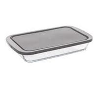 Plat Rectangulaire En Verre - L 18,10 X L 29 X H 5,10 Cm