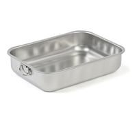 Plat rectangulaire haut Inox Anti-Adhérent 40x28