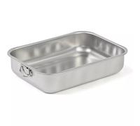 Plat rectangulaire haut Inox Anti-Adhérent 60x40 SC