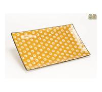 Plat rectangulaire imany 32 cm en grés