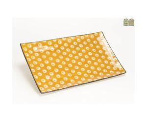 Plat rectangulaire imany 32 cm en grés