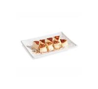 Plat Rectangulaire Mélamine Blanc 28 x 18 cm