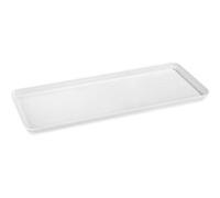 Plat Rectangulaire Mélamine Blanc L 39 à 50 cm Pujadas Blanc G
