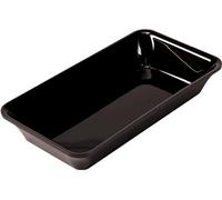 Plat Rectangulaire Plexi Noir Pour Plateau GN 1/3