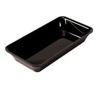 Plat Rectangulaire Plexi Noir Pour Plateau GN 1/3