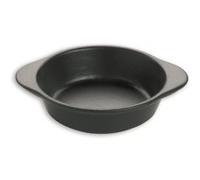 Plat rond creux professionnel noir - Contenance 0,5 L G