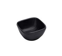 Plat rond en ABS noir pour sauce soja, petits bols à pincer pour apéritif, plat à tremper pour la cuisine à la maison (style A)