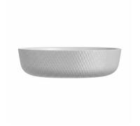 Plat rond gris 22 cm en opale - Smart Cuisine Wavy Granit - Luminarc