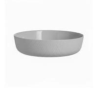 Plat rond gris 26 cm en opale - Smart Cuisine Wavy Granit - Luminarc