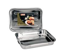 Plat Rotir Inox Bistro Anses Pl. 53.5x38.5