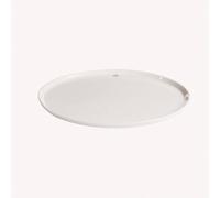 Plat Tarte Pizza en Porcelaine Blanche D31