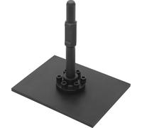 Plat vibrant électrique - Compacteur de sol 26x20,5 cm - Acier 40Cr - Pour le compactage de terre, de gravier et de sable - Poignée 65A de 27 cm - Noir