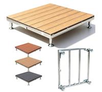 Plate-forme de Terrasse Modulaire 84 X 84 cm, Kit de Terrasse Flottante