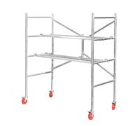 Plate-forme de travail échafaudage avec poulies, tabouret pliable pour cheval pour usage domestique, soulever des articles, peinture murale, capacité de 400 kg