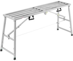 Plate-forme de travail Marchepied jusqu'à 400 kg - Hauteur réglable 800-1295 mm - Stable et sûr - Idéal pour le bâtiment et l'artisanat