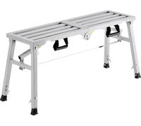Plate-forme de travail - plateforme de travail - marchepied - escabeau jusqu'à 180 kg - hauteur réglable de 500 à 740 mm - stable et durable