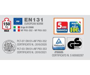 Plate-forme individuelle roulante FACAL PLATEA 1,88 m - PLT-03