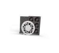 Plate It Moule en silicone inner circle Plate-it. lot de 3 Gris