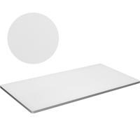 Plateau 25mm panneau de particules 1397x711mm - Plateau bois P2-matériau - mélaminé - coin arrondi - plateau bureau - idéal pour établi, établi de réparation, table de bureau, table de repas