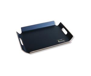 Plateau à bords relevés couleur 44 cm noir Point Virgule