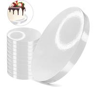 Plateau à cake Blanc 26 cm 2 cm Set 10 pièces Cake Drum Rond Premium Brand4Cake