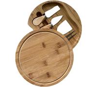 Plateau à fromage avec couteau en bois