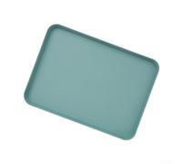 Plateau à fruits 34 x 24 x 2 cm - Garantit une utilisation durable, éviter les glissements, le placement sans risque, les scènes habituelles, les superficies collantes, facile à nettoyer - rose/vert