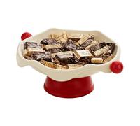 Plateau à Fruits avec Égouttoir, Décor Élégant pour Table | Plateau de service pour réceptions pour Chocolat Dessert Gâteau, Maison Cuisine Salon Bain