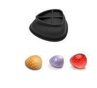 Plateau à glaçons en forme de fraise, moules en silicone pour chocolat, bonbons, gâteaux, cupcakes, savon, cuisson, gelée, biscuits, cire et crayons gras fondus