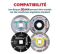Plateau à lamelles BOSCH Professional X-LOCK X571 Best for Metal Ø 125 mm
