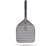 Plateau à pizza perforé - Aluminium anodisé dur - Poignée amovible - Rangement compact - 30 x 35 cm